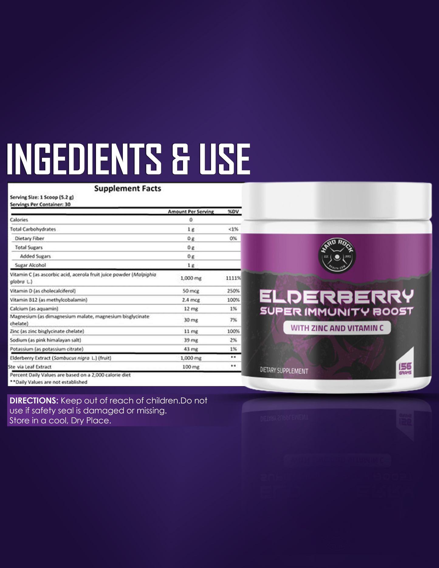 Elderberry Super Immunity Boost- 156 grams-1